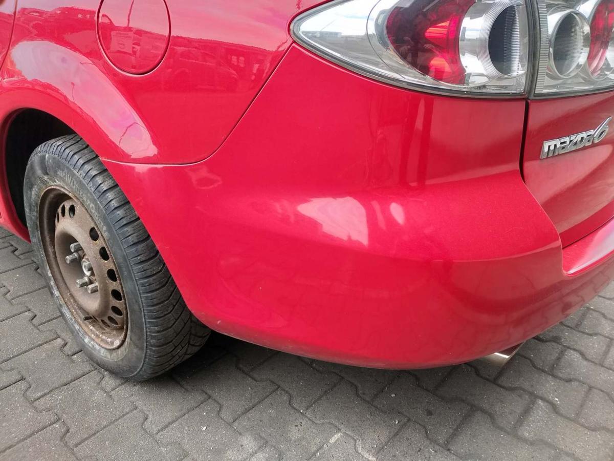 Mazda 6 GY original Stoßstange Stossfänger hinten Rot Kombi Bj.2003